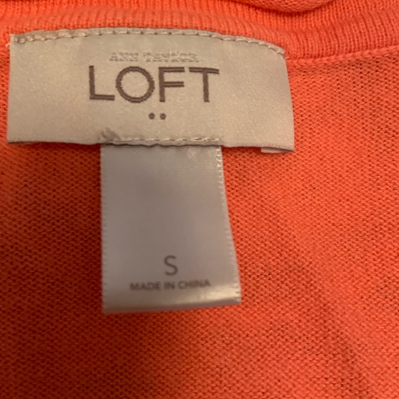 LOFT/women’s as peach sweater, S - Picture 2 of 4